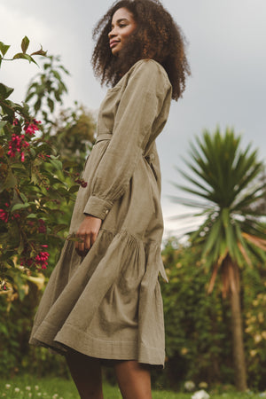 BLOOM DRESS - Topiary Green
